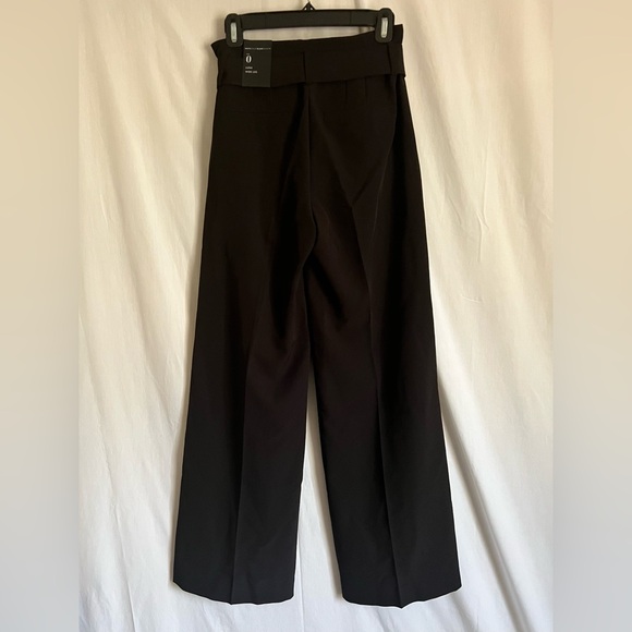 WHBM Petite Luna Wide Leg Trousers Black Women’s Size 0 - Picture 5 of 7